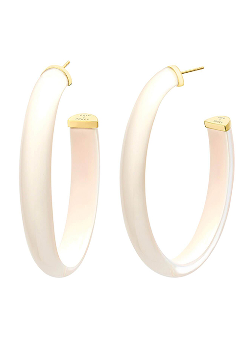 XL Illusion Oval Hoops