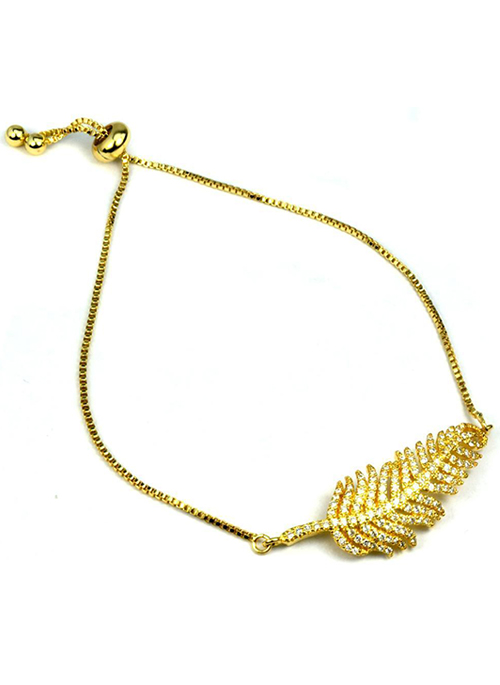 Abigail Feather Bracelet