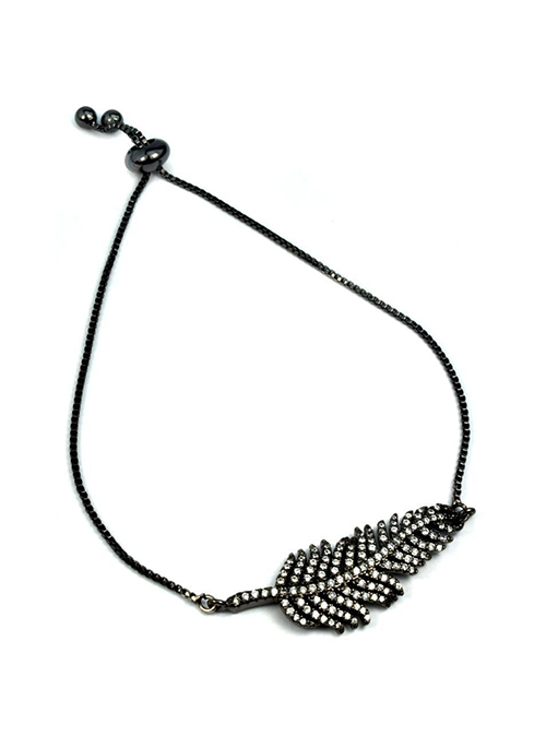 Abigail Feather Bracelet