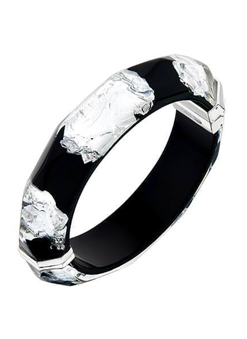 Faceted Lucite Bangle