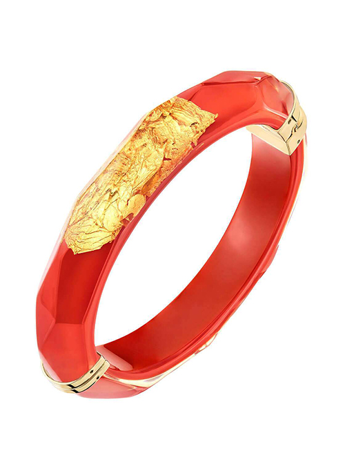 Faceted Lucite Bangle