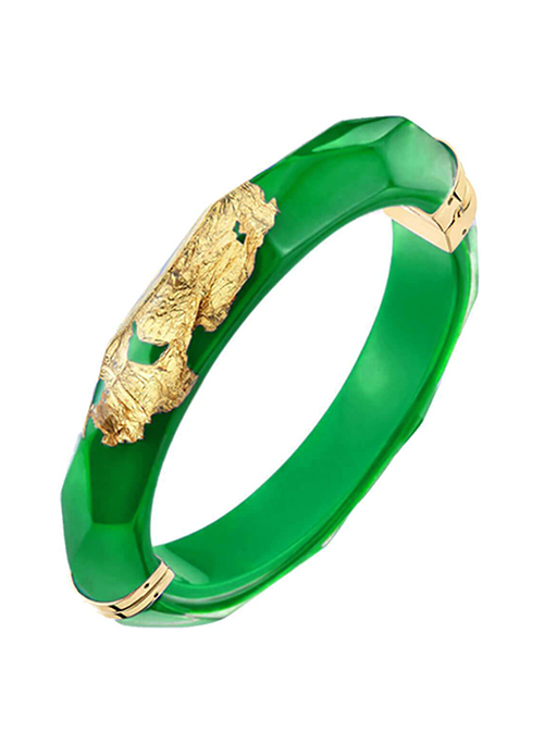 Faceted Lucite Bangle