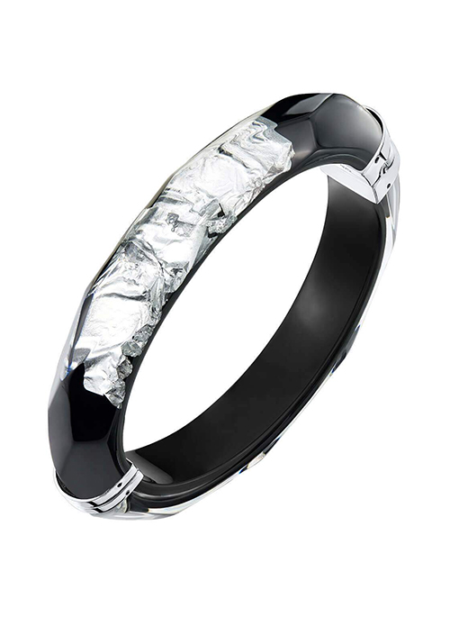 Faceted Lucite Bangle