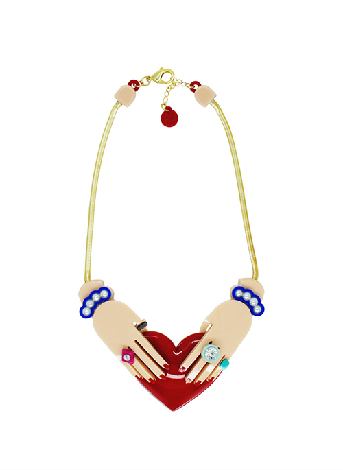 Hands And Heart Necklace