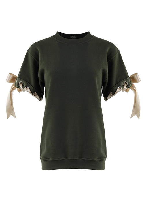 Crewneck With Ribbon