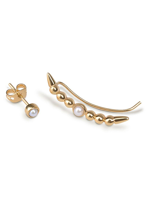 Moon Face Ear Cuff