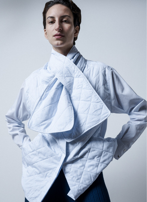 Padded Stripes Scarf