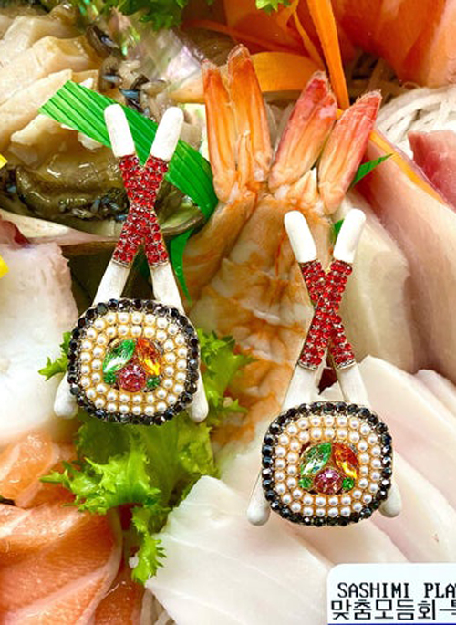 Sushi Earrings