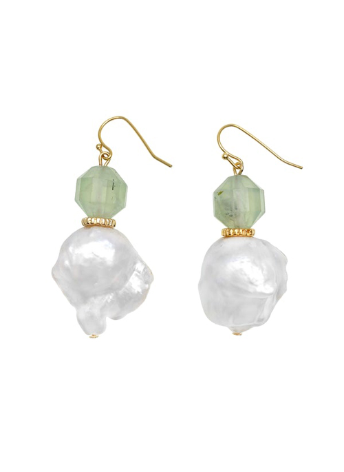 Prehnite Earrings