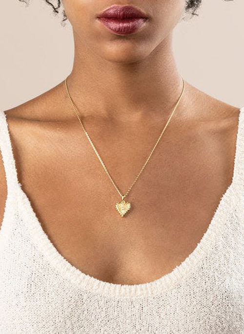 Starburst Heart Necklace