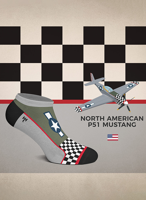P51 Mustang Socks