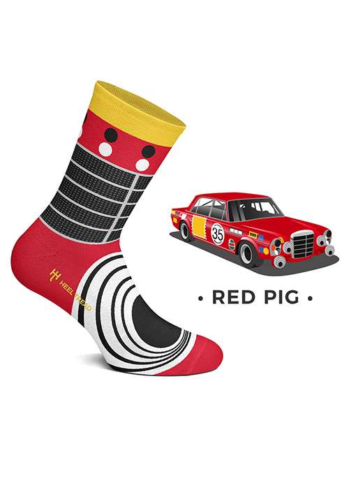 Red Pig Socks