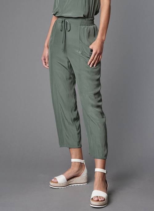 Satin Cargo Pant