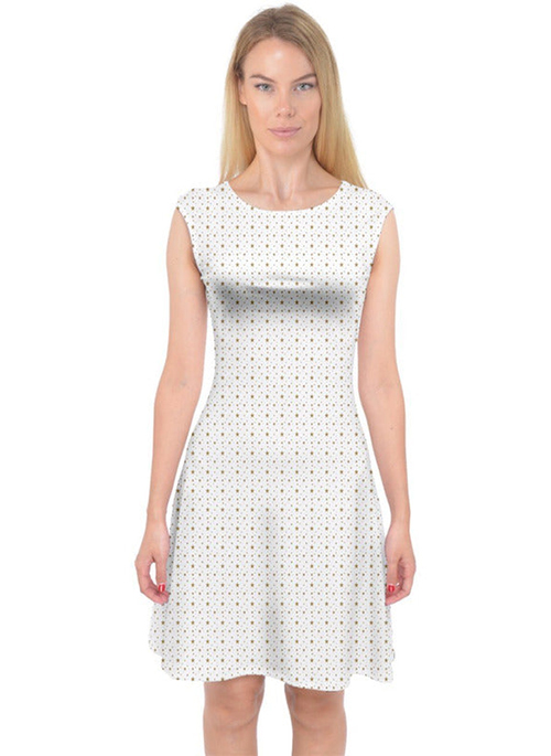 Capsleeve Midi Dress 