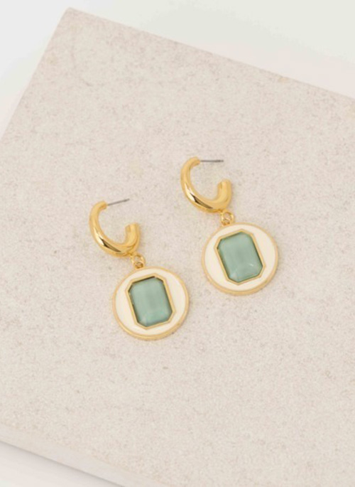 Enamel Earrings