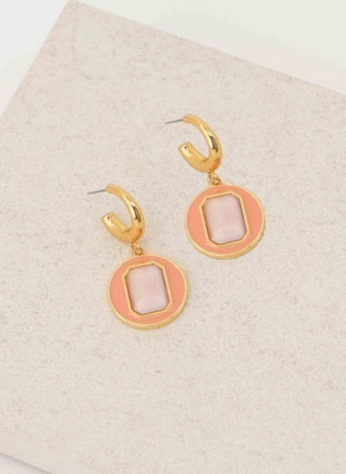 Enamel Earrings