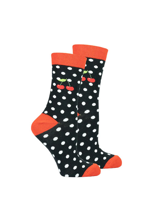 Cherry Dot Socks
