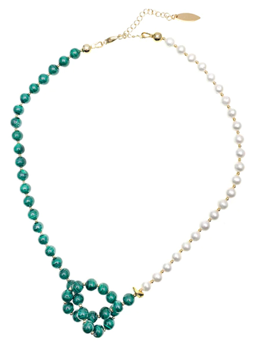 Malachite Knotted Necklace