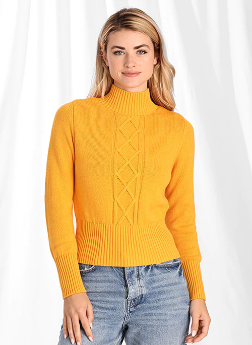 Cable Turtleneck