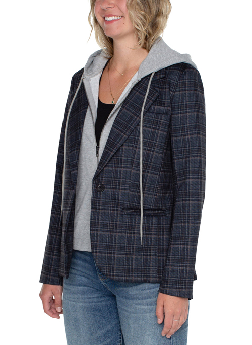 Blazer With Hood