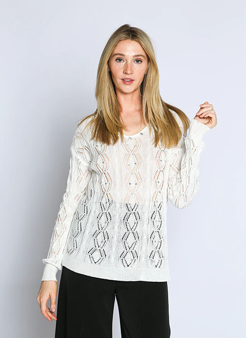 Lace Knit Top