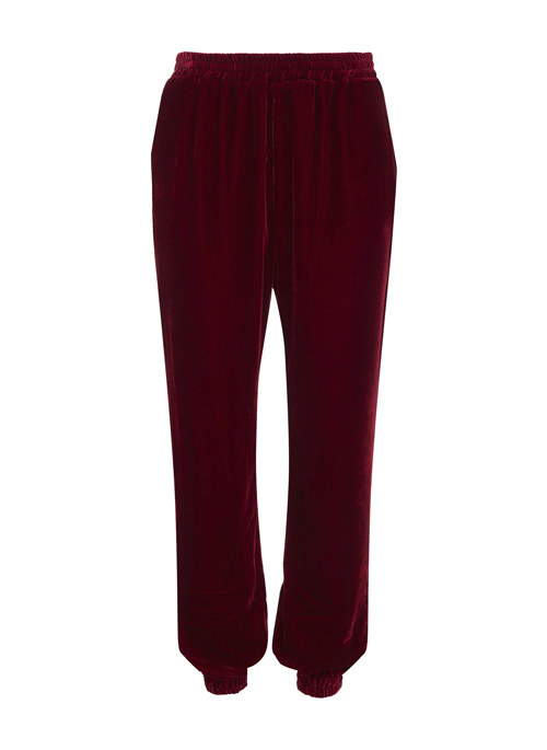 Velvet Jog Pants