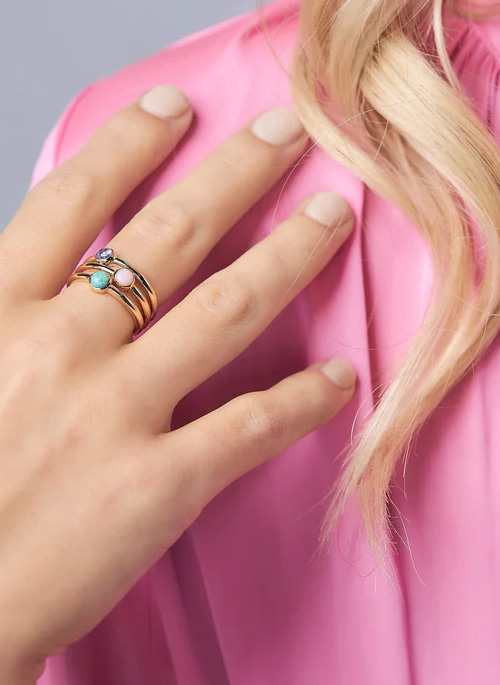 Pink Opal Ring
