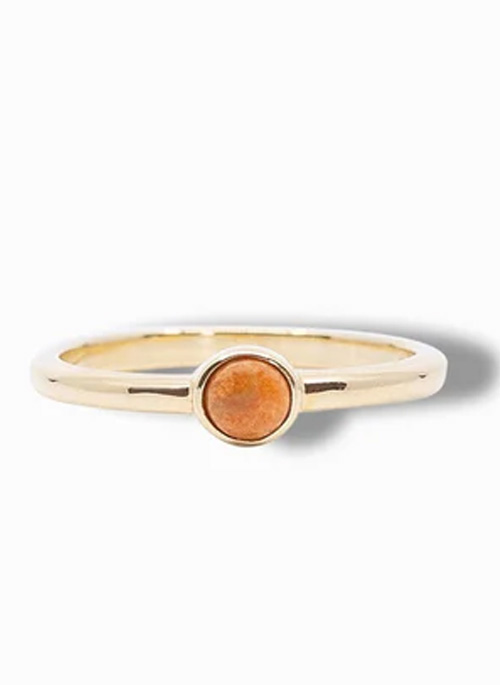 Orange Coral Ring