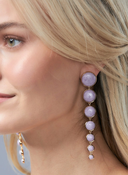 Lepidolite Earrings