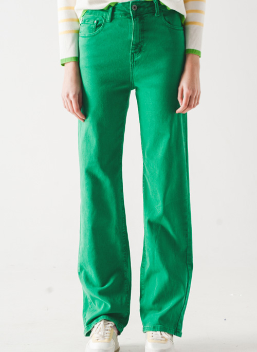 Green Mom Jeans