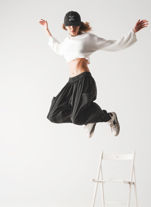 Fluffy Cropped Jumper