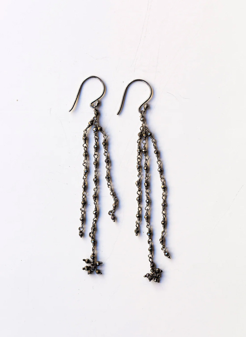 Gem Chain Earrings