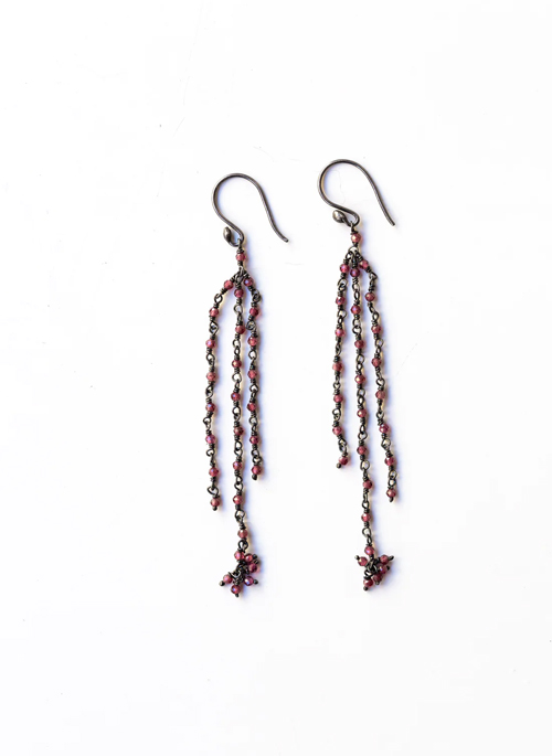 Gem Chain Earrings