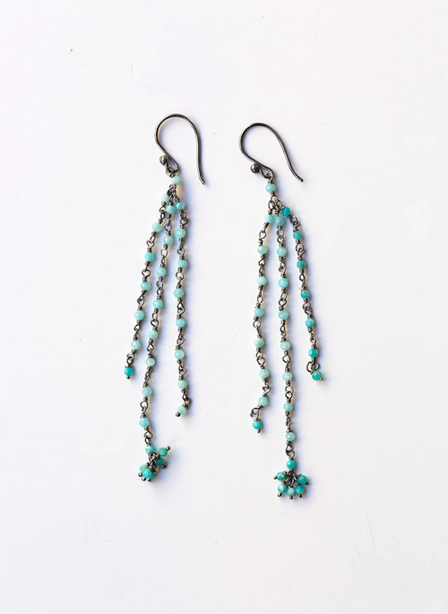 Gem Chain Earrings