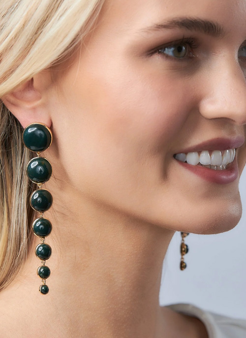Bloodstone Earrings