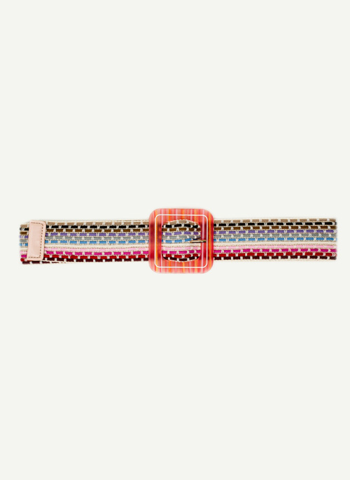 Pink Woven Belt