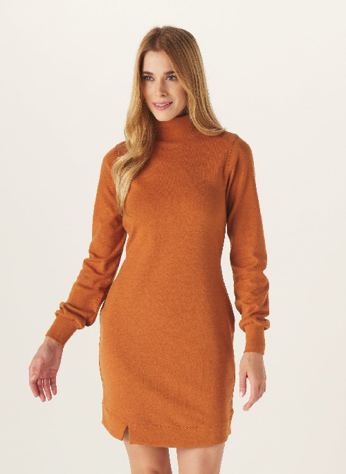 Mock Neck Dress