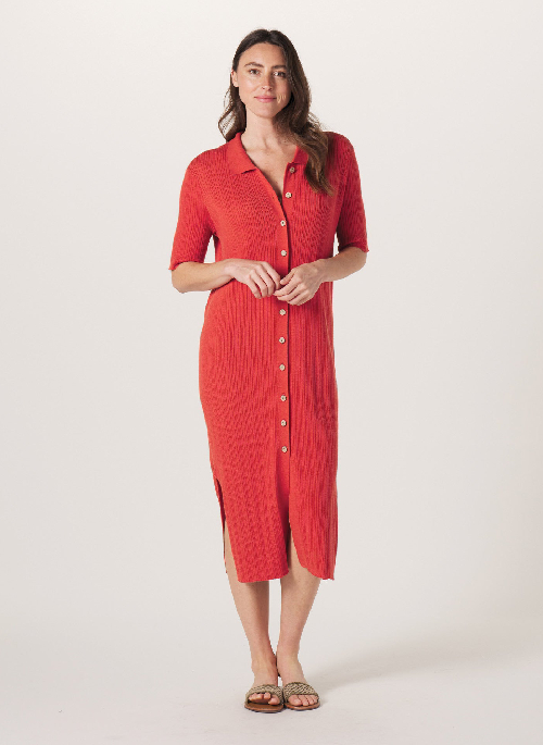 Jolene Knit Polo Dress