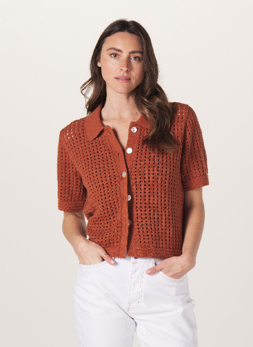Sierra Knit Button Down