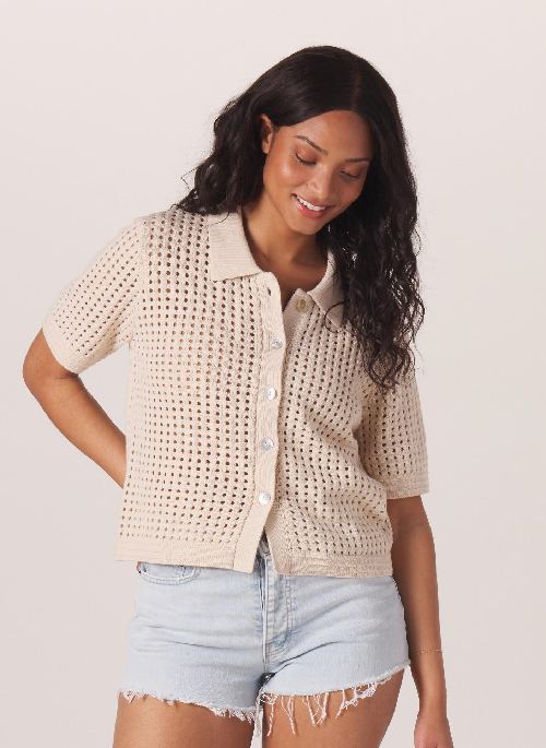 Sierra Knit Button Down