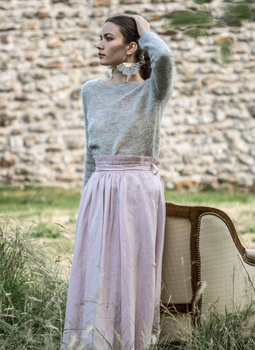 Penelope Linen Skirt