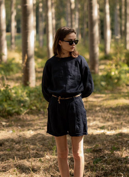 Charbonnier Linen Shorts