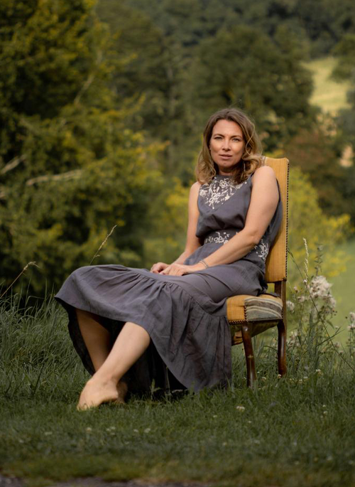 Embroidered Maxi Dress