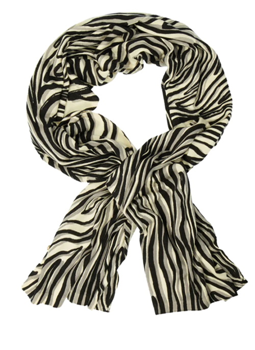 Scarfy-Zebra Black