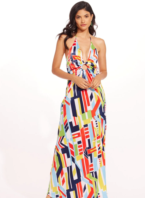 Hailey Dress-Abstract