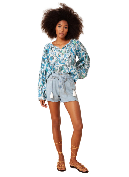 Amaria Swiss Dot Top