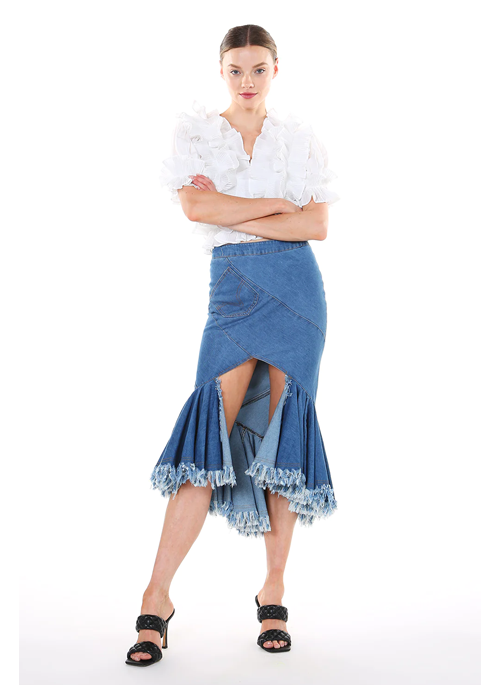 Denim Mermaid Skirt 