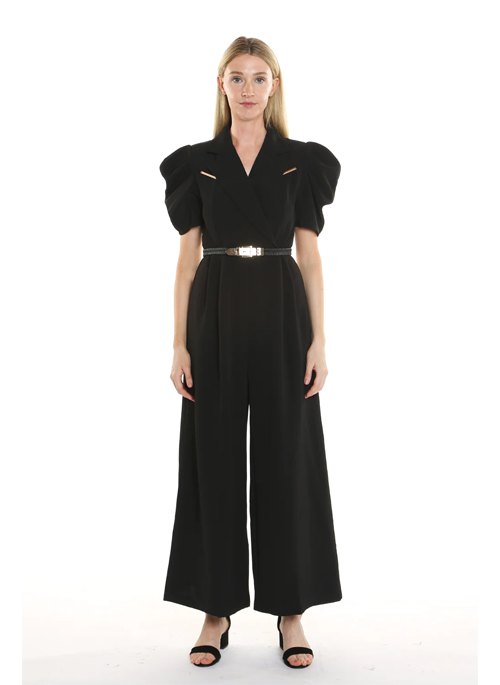 Lapel Jumpsuit