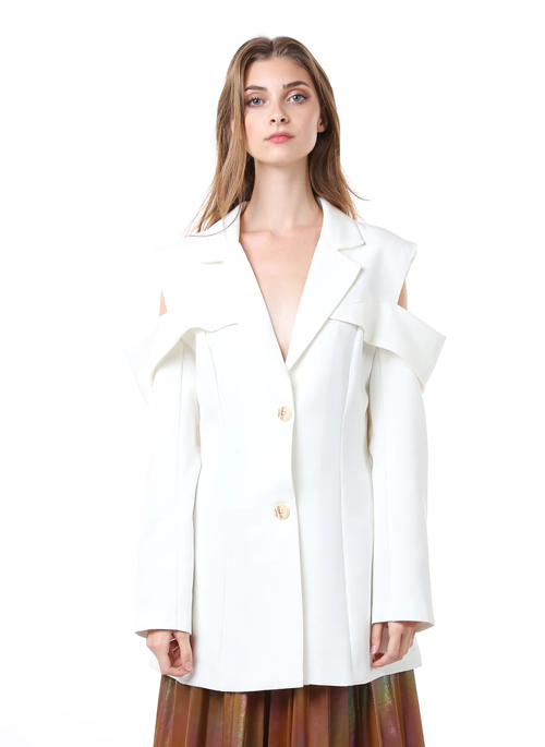 Cold Shoulder Jacket