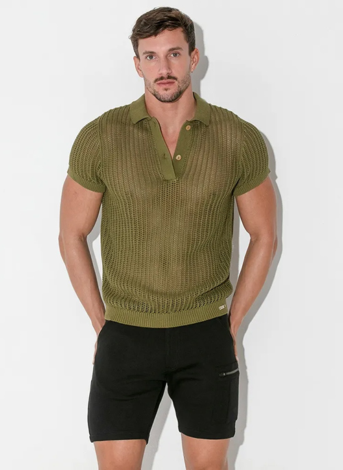 Knitted Polo Shirt